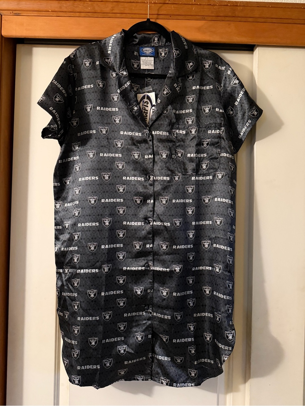 Vintage Oakland Raiders Woman’s Sleep Shirt Large NWT
